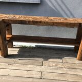 Etabli de menuisier chêne 250cm, début XX