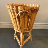 Plant holder, rattan pot cover