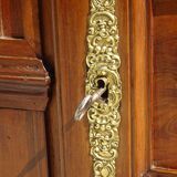 Louis Philippe wardrobe in light walnut