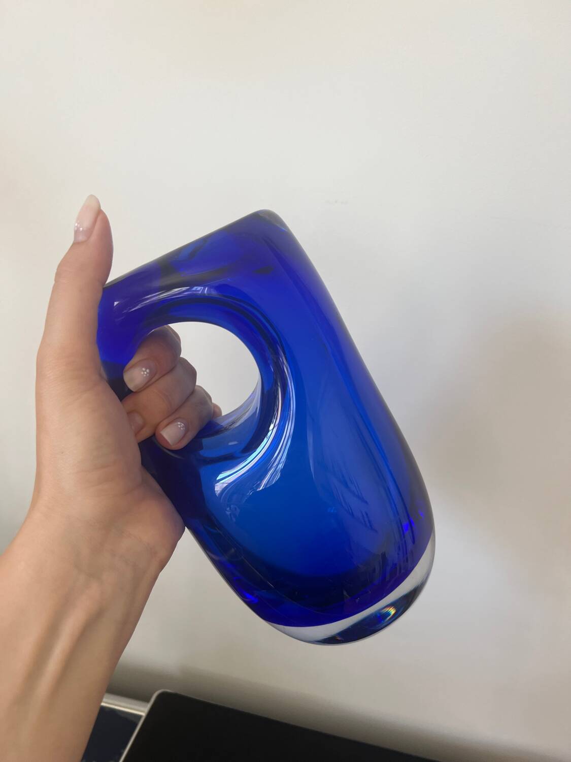 Murano blue vase