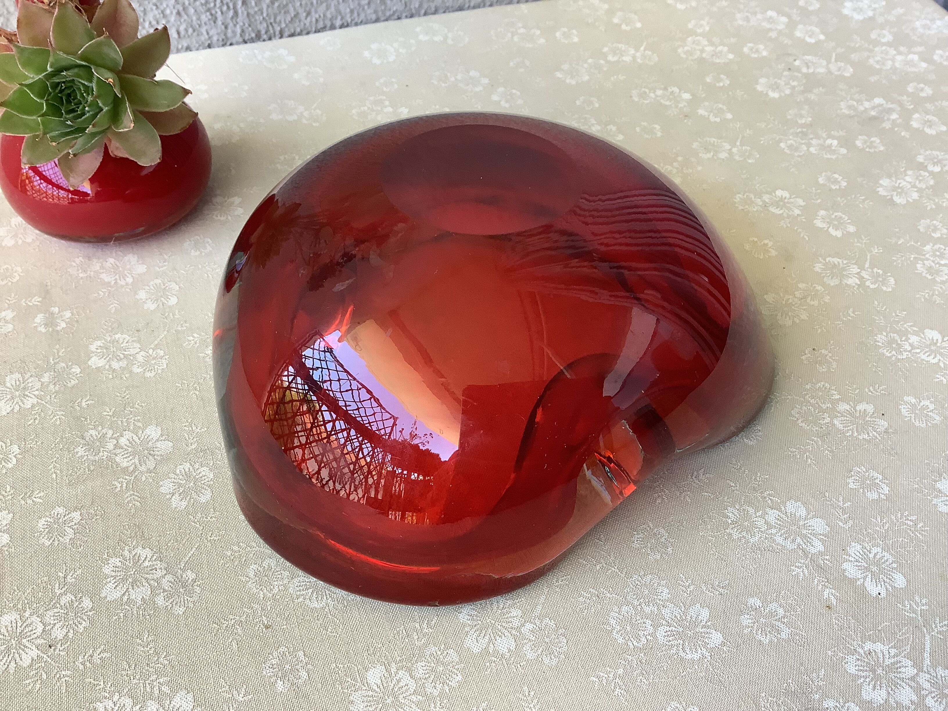 Cendrier Murano Sommerso vintage