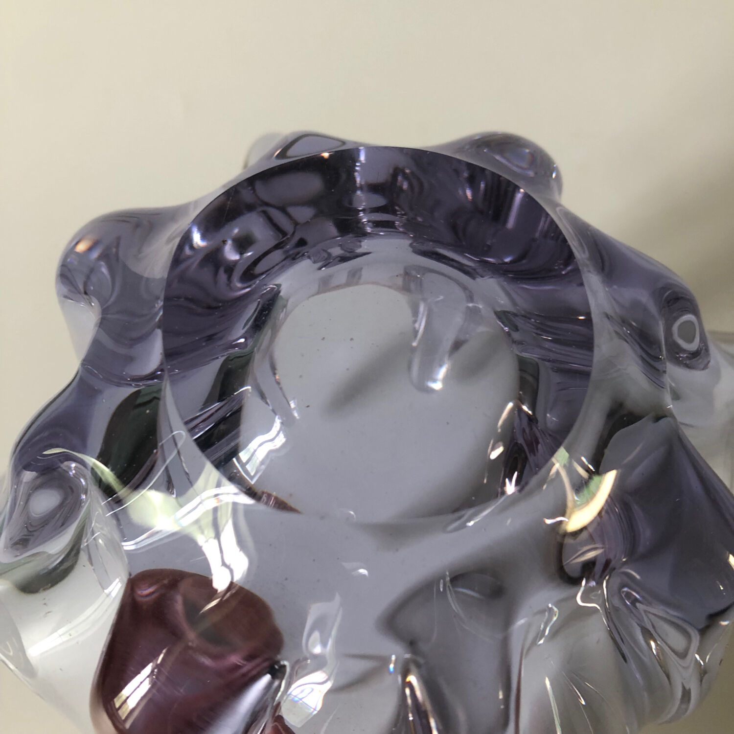 Vintage glass fruit cup