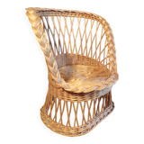 Children's rattan armchair