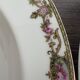 Set of three deep plates Limoges L.S. Floral Belle Époque decoration