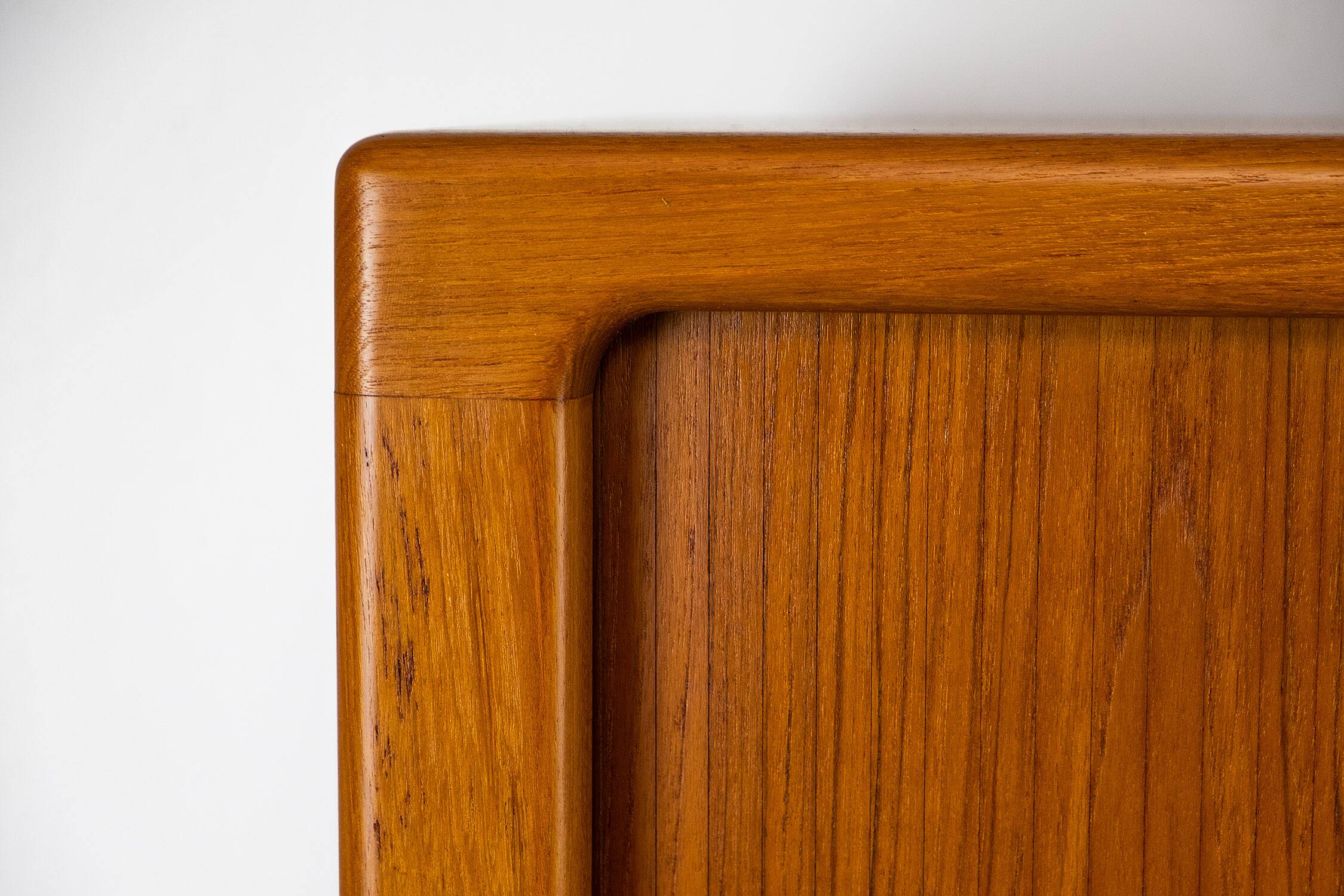 Danish Teak Sideboard with Tambour Doors from CFC Silkeborg, 1980s