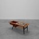 Coffee Table model 210, teak wood and ceramic,by Alfred Hendrickx, Belform