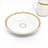 Lot of eight coffee cups and under cups