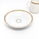 Lot of eight coffee cups and under cups