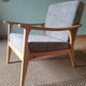 Grey Boomerang armchairs