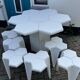 Table et chaises convertibles Jasp Hexagon par Mensa