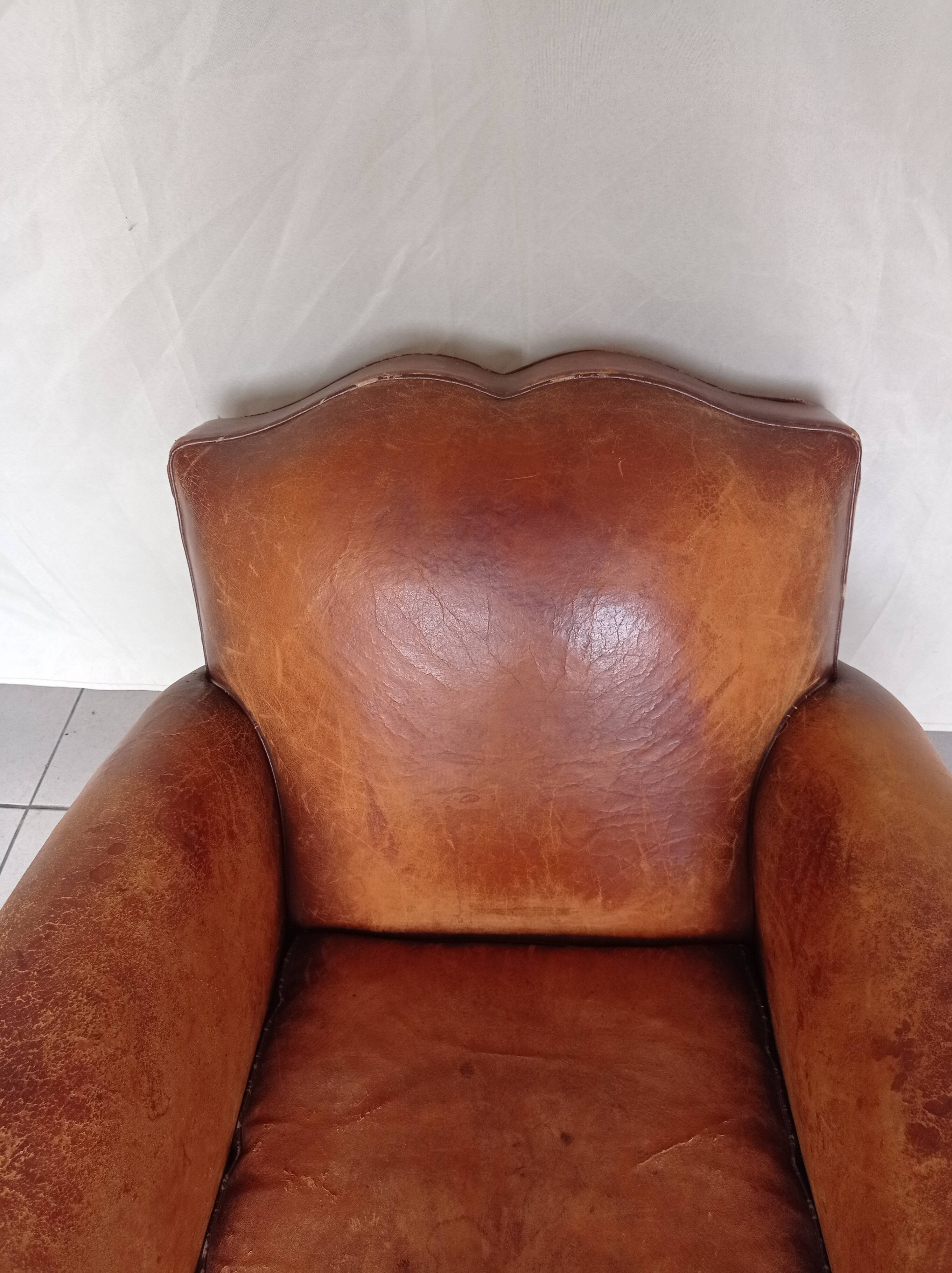 Moustache club armchair