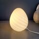 Lampe egg spirale en verre de Murano