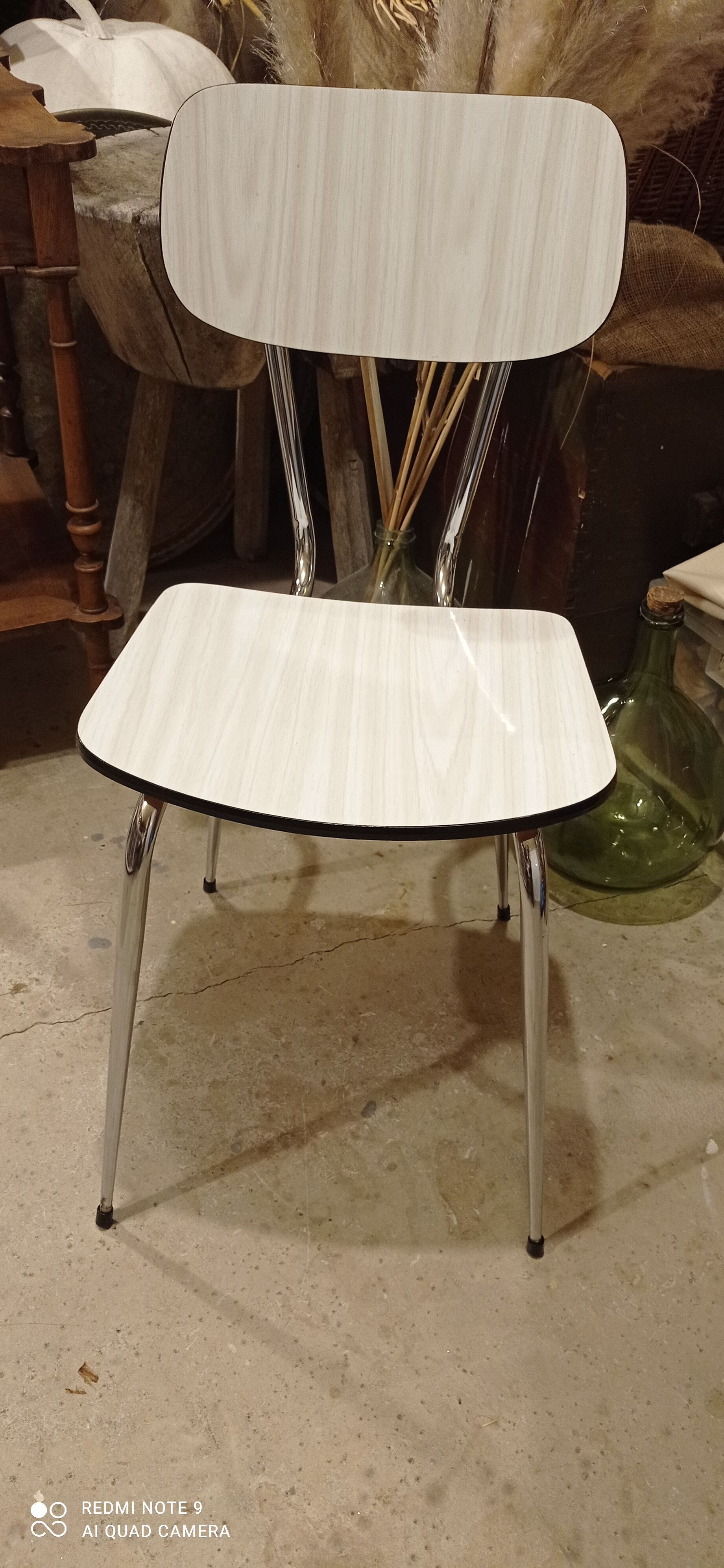 Marbled formica chair