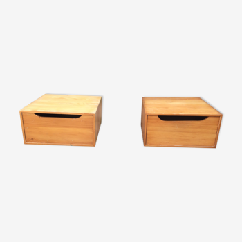 Pair of drawer in pine