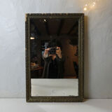 Ancien miroir bois et platre