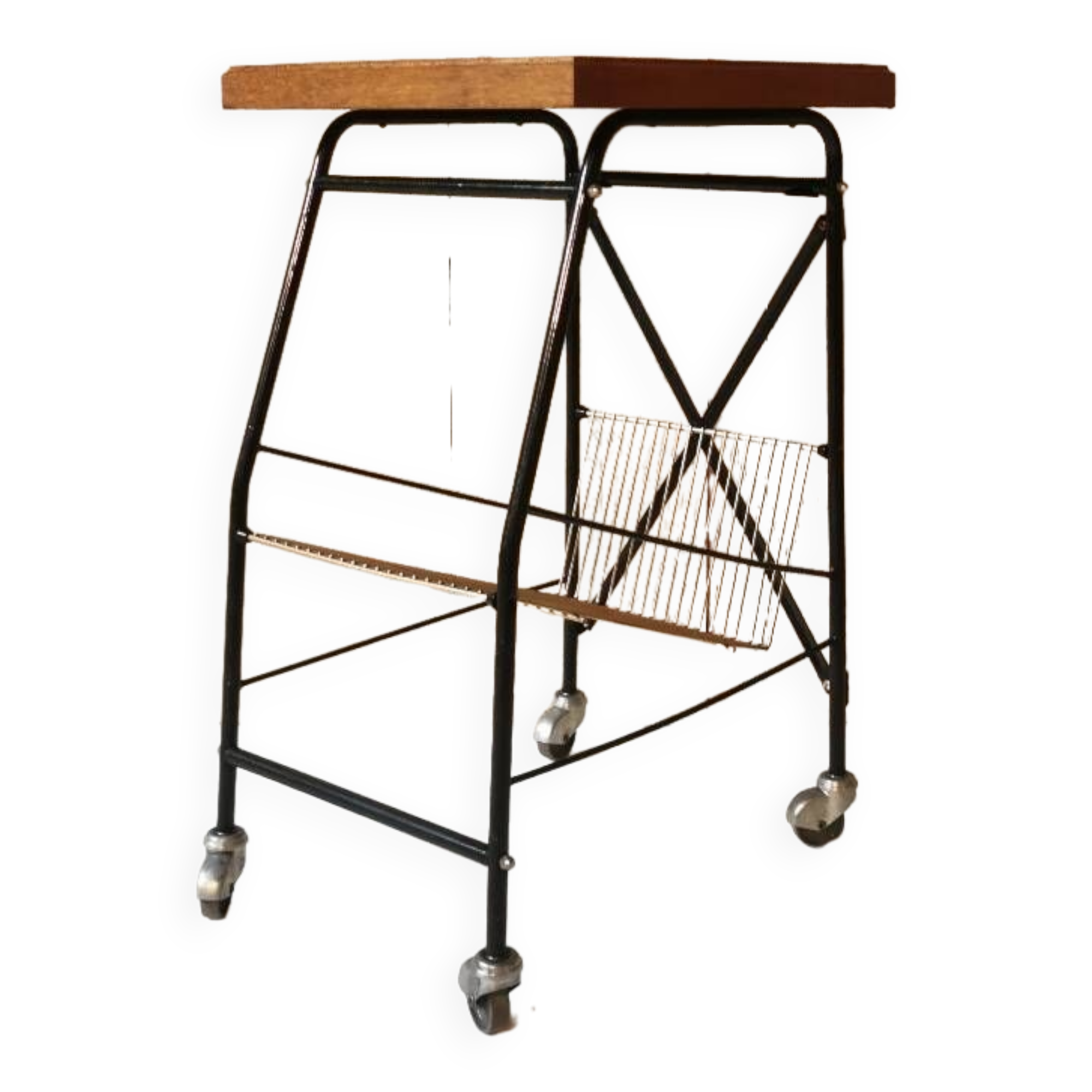 Vinyl door on wheels