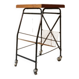 Vinyl door on wheels