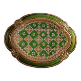 Vintage Italian Florentine Wood Tray - Mid Century