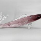 1970s Large Bohemian Glass Fish