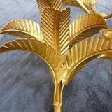 Pair of 20th Century Hollywood Regency Exotic Palm Tree Wall Sconces