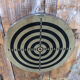 Old vintage dart board target