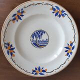 Set of 3 longwy plates