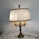 Bouillotte lamp in gilded brass, Empire style, 3 lights