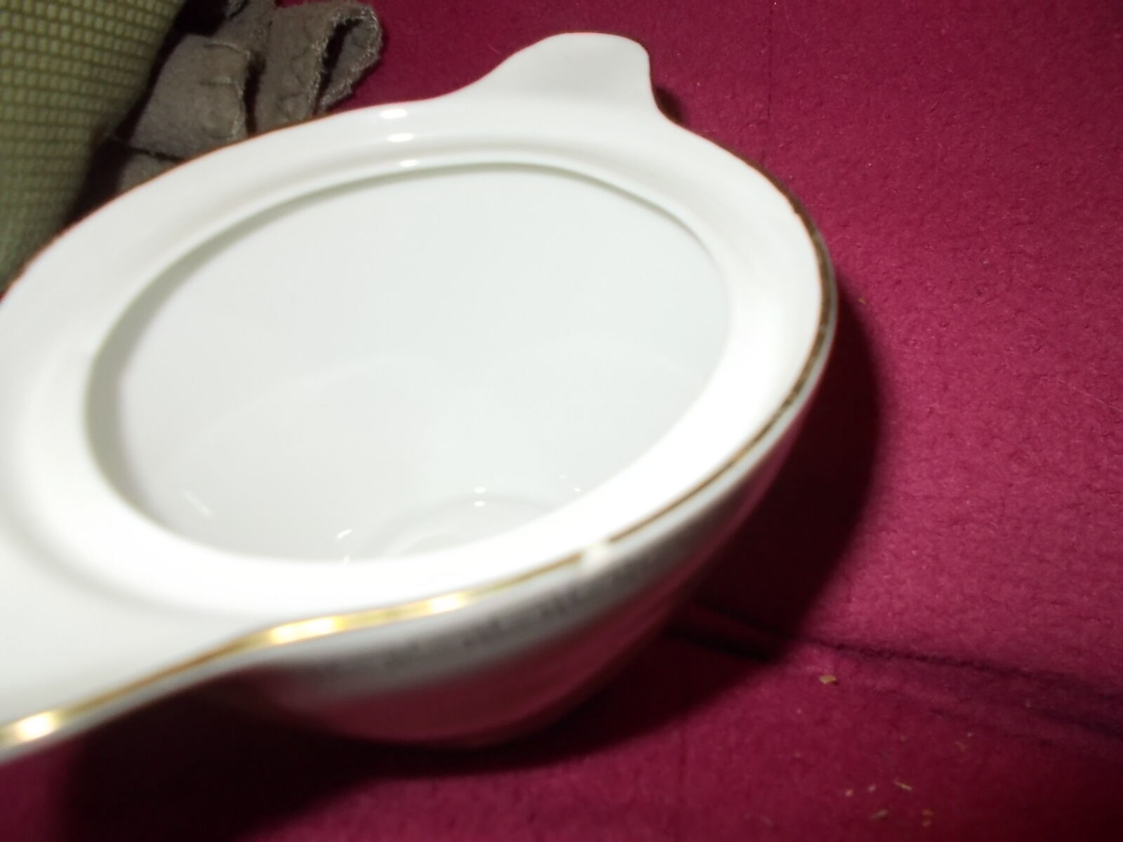 White and silver coffee service or Bavaria Waldsassen.