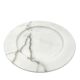 White Carrara marble centerpiece / plate, Up&Up Italy, 1970s