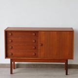Vintage Scandinavian teak sideboard – Domino Mobler – 1960s