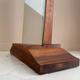 Miroir art-déco psyché, chêne et laiton, France 1930