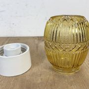 Vintage White Porcelain Ceiling Light, 1970s
