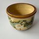 Old glazed ceramic cache pot