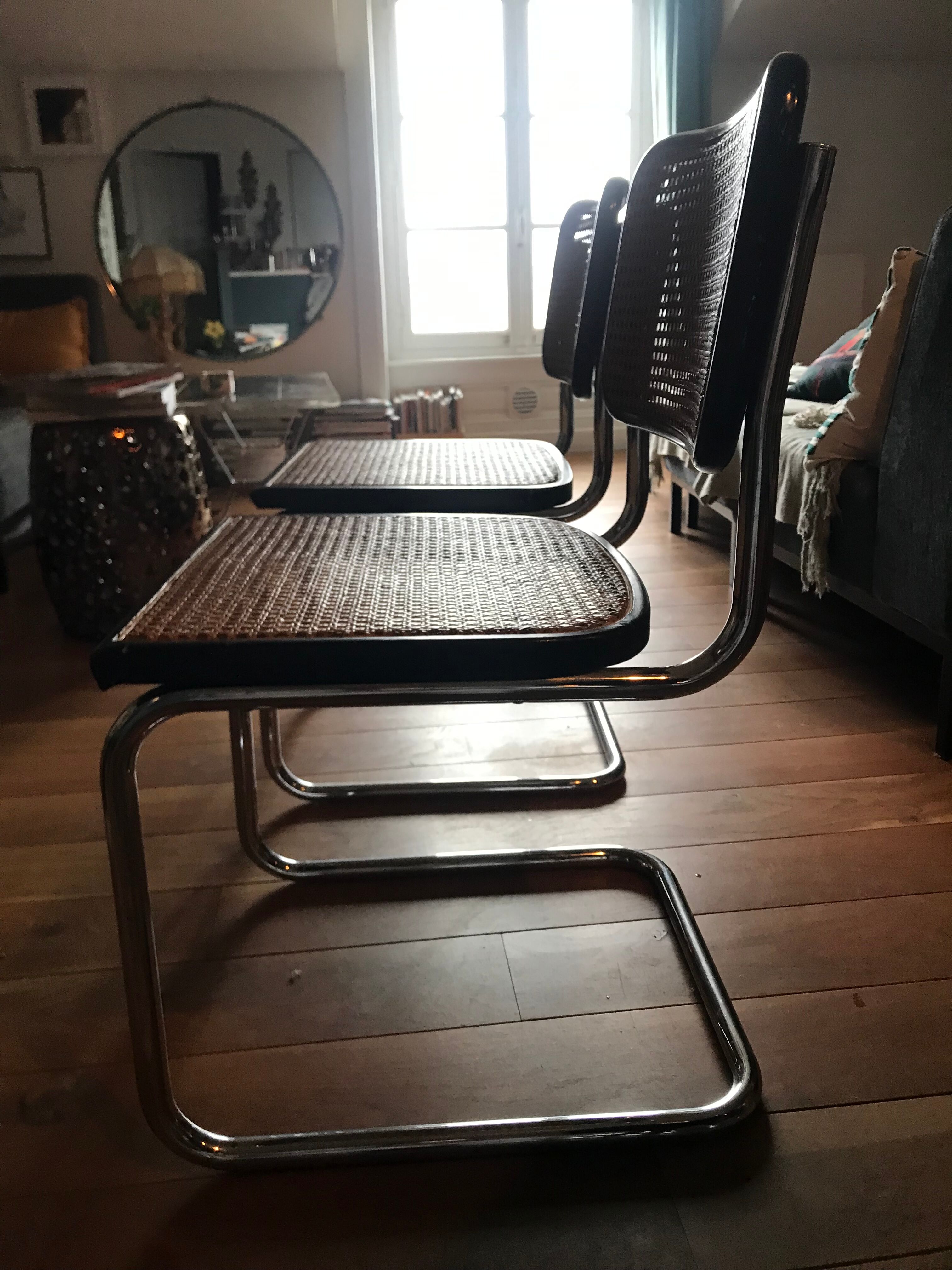 Pair of chairs Cesca Marcel Breuer