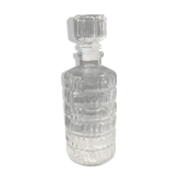 Vintage whisky decanter in glass