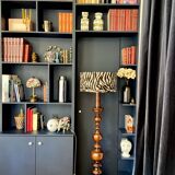 Giant solid wood lamp