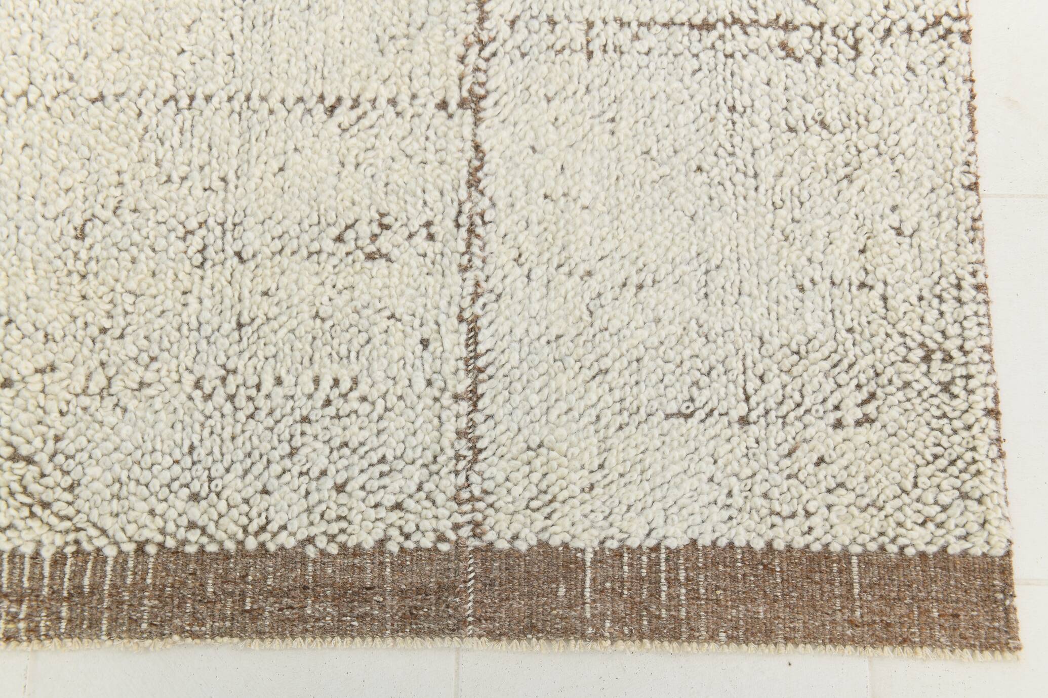 7x10 Kilim Brown & Beige Kilim Area Rug, 216x305Cm