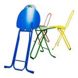 Dafne folding chair (colorful set) designed by Gastone Rinaldi