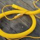 Lampe serpent jaune