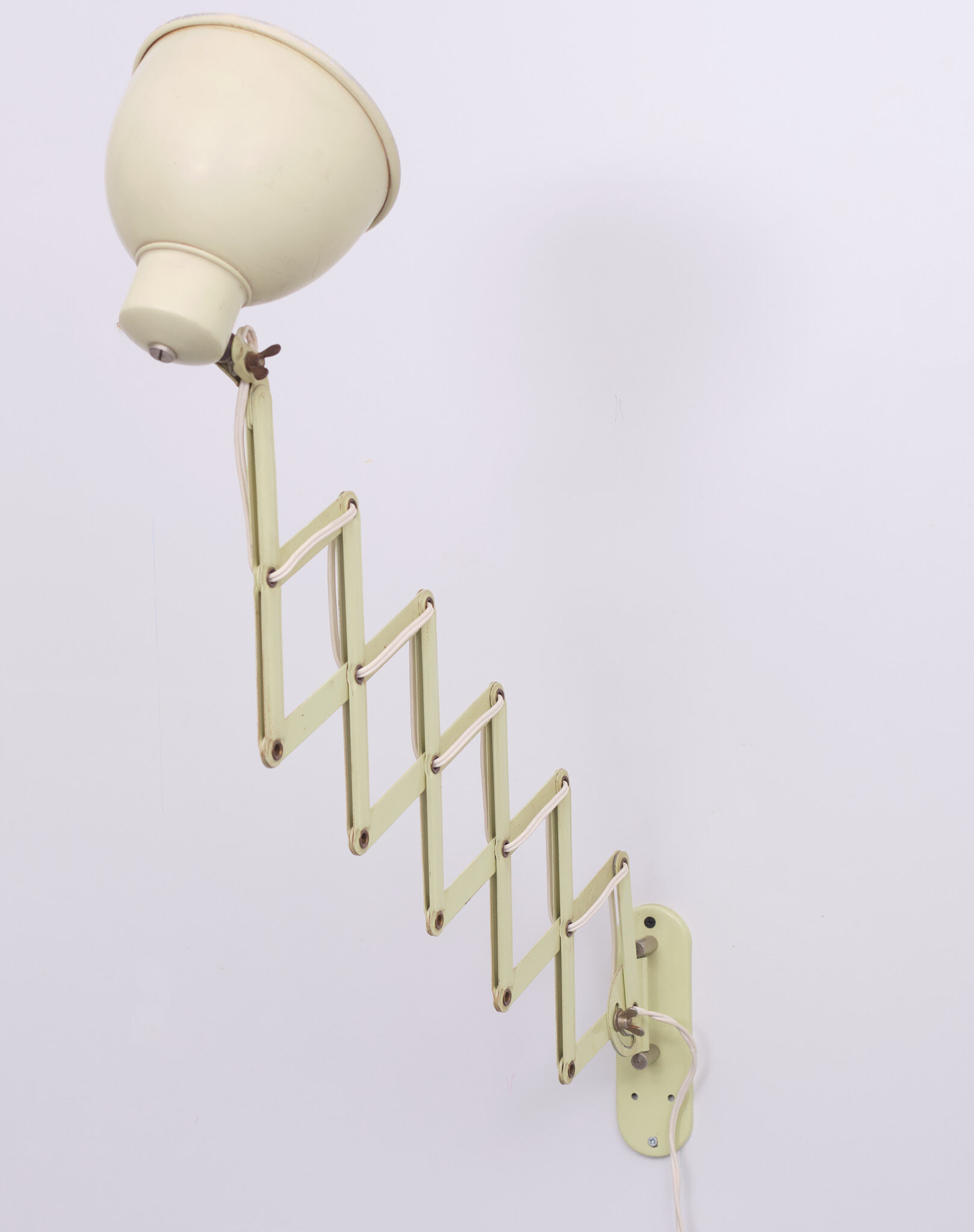 Metal Scissor Wall Lamp 1950s, Dutch