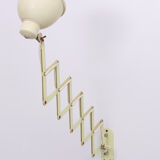 Metal Scissor Wall Lamp 1950s, Dutch