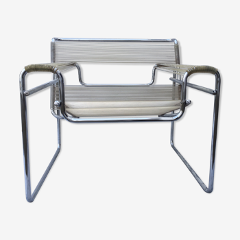 B3 Wassily armchair in scoubidou by Marcel Breuer