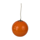 Vintage 70s orange glass pendant lamp