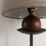 Wrought iron floor lamp
