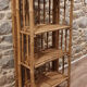 bamboo folding library, vintage, 60s
