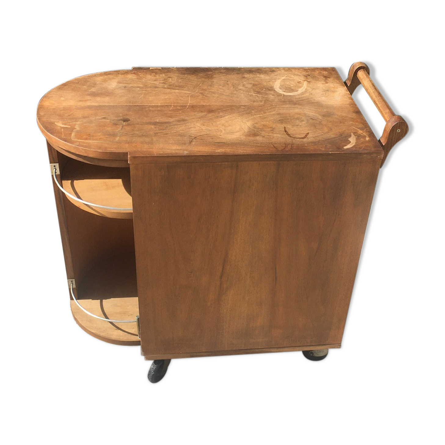 Art deco rolling bar