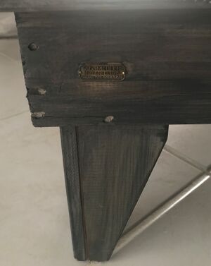 Banc en pin massif
