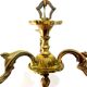3-Light Bronze Chandelier