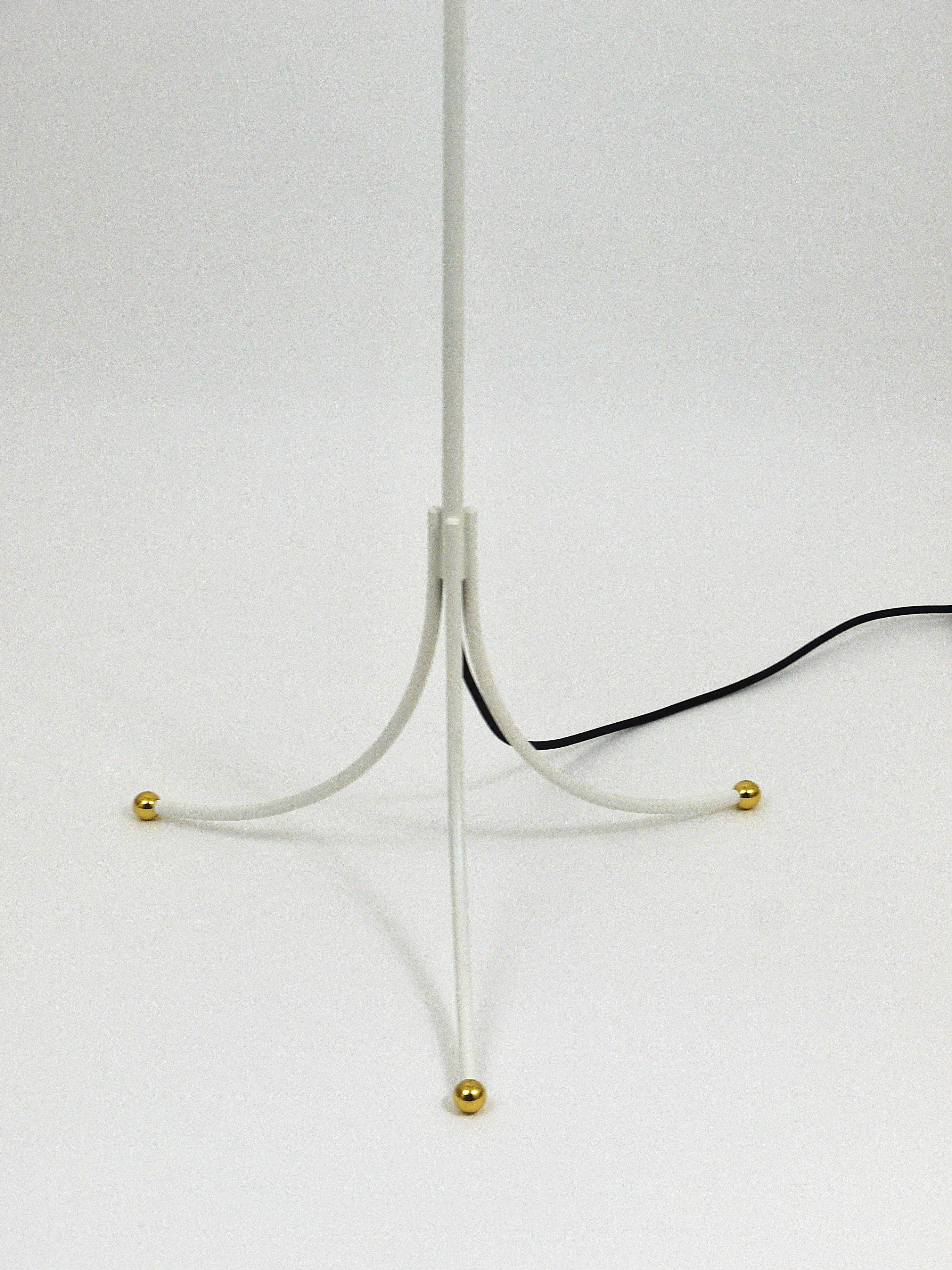 Josef Frank x J.T. Kalmar (House & Garden) Tripod floor lamp in white brass #2057