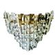 Kinkeldey crystal glass wall lamp, Austria 1970